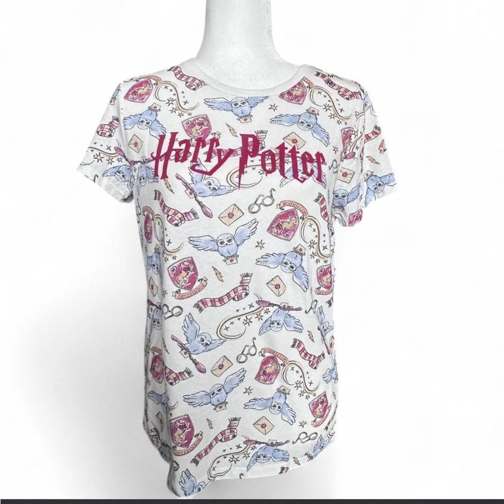 Harry Potter Felt Lettering Graphic Tee | Sustainable Cotton | Size M | NWT